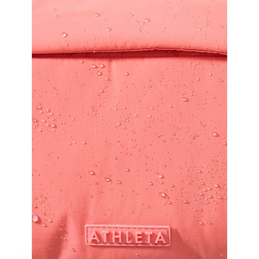 ATHLETA All About Small Crossbody Hobo Coral Puffer Bag NWT - Picture 3 of 7